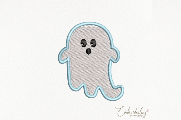 Cute Ghost Halloween Machine Embroidery Review