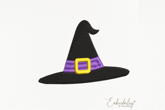 Cute Halloween Witches Hat Embroidery Review