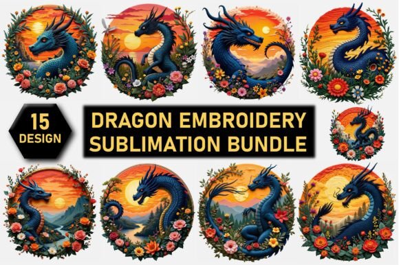 Review: Dragon Embroidery Sublimation Bundle for Craft Fairs
