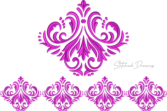 Review: Embroidery Borders of Motifs Design