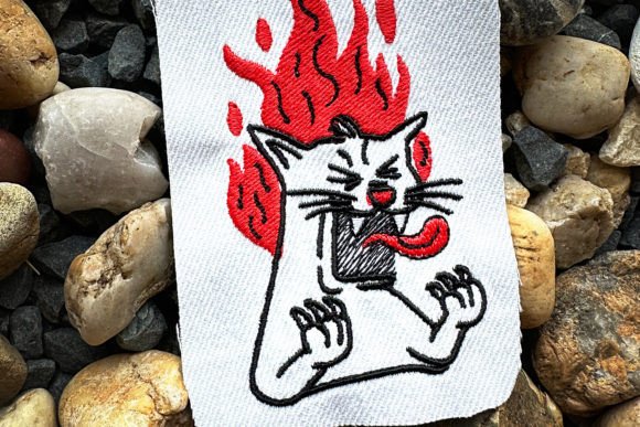 Review: Screaming Cat Machine Embroidery Design