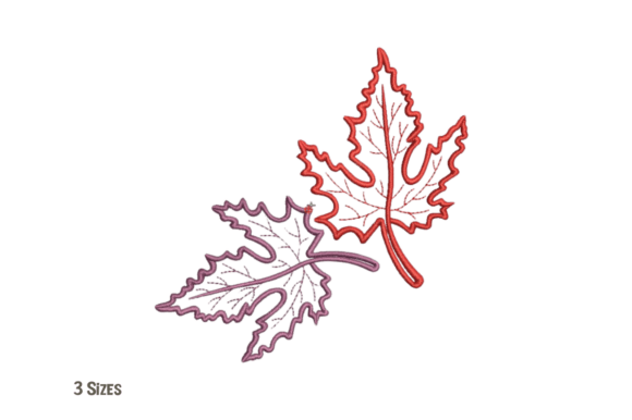Review: Two Autumn Leaves Embroidery Design