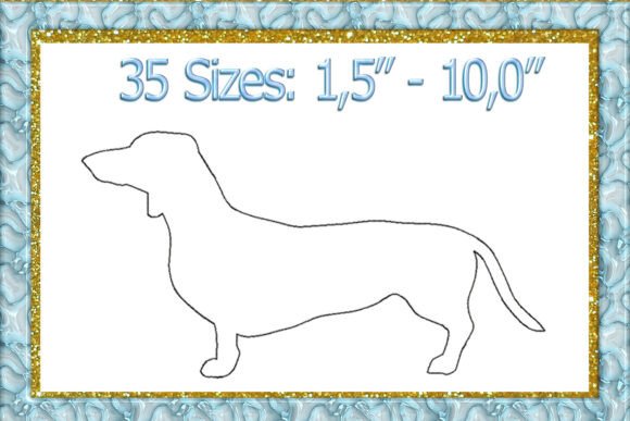 Reviewing Dachshund Outline Embroidery Design for Holiday Sales