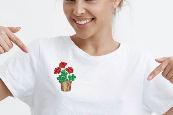 Reviewing Geranium Flower Embroidery for Holiday Sales