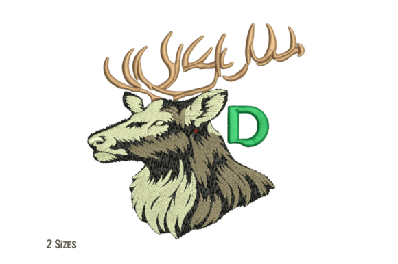 Reviewing the Deer Head Embroidery Design for Craft Fairs