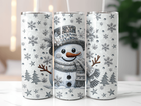 Reviewing the Faux Embroidery Snowman Wrap
