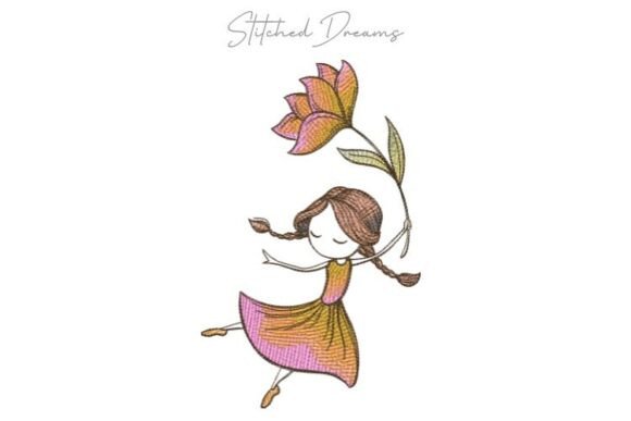 Reviewing the Girl Holding a Rose Design