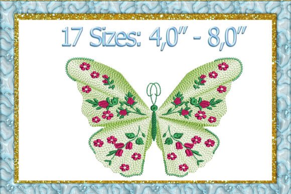 Rippled Butterfly Machine Embroidery Review