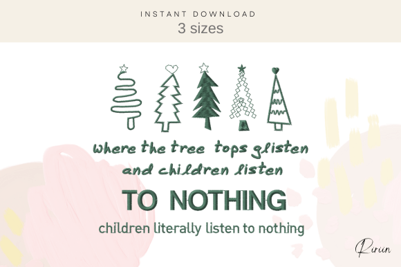 Tree Tops Glisten Embroidery Design Review